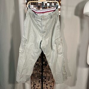 Dockers D4 Relaxed Fit Size 36 x 29 Tan Y2k Style Cargo